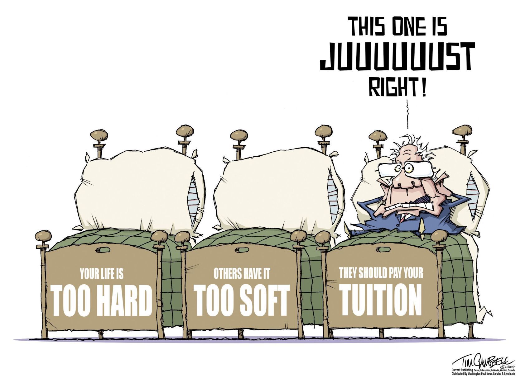 Tim Campbell editorial cartoon